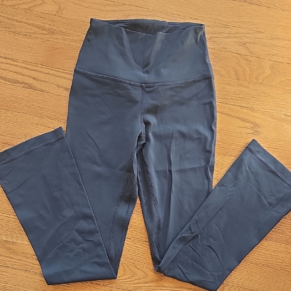 lululemon athletica Gray High-Rise Leggings with Wide Waistband